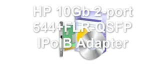HP 10Gb 2-port 544+FLR-QSFP IPoIB Adapter