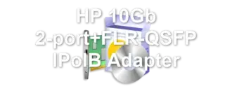 HP 10Gb 2-port+FLR-QSFP IPoIB Adapter