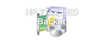 HP 27sv LED Backlit