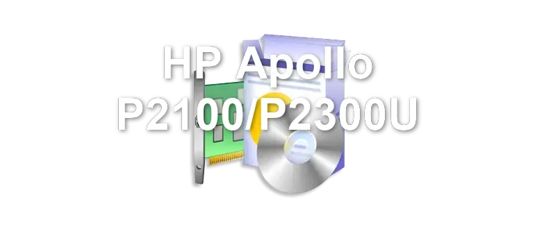 HP Apollo P2100/P2300U