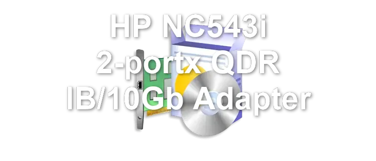 HP NC543i 2-portx QDR IB/10Gb Adapter