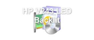 HP V243 LED Backlit