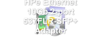 HPe Ethernet 10Gb 2-port 537FLR-SFP+ Adapter