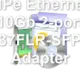 HPe Ethernet 10Gb 2-port 537FLR-SFP+ Adapter