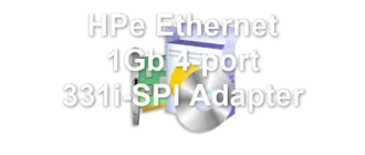 HPe Ethernet 1Gb 4-port 331i-SPI Adapter