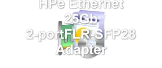 HPe Ethernet 25Gb 2-portFLR-SFP28 Adapter