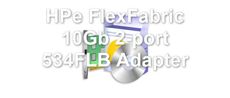 HPe FlexFabric 10Gb 2-port 534FLB Adapter