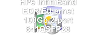 HPe InfiniBand EDR/Ethernet 100Gb 2-port 841QSFP28
