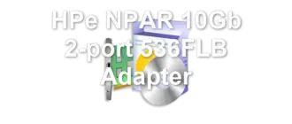 HPe NPAR 10Gb 2-port 536FLB Adapter