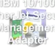 IBM 10/100 EtherJet Secure Management Adapter