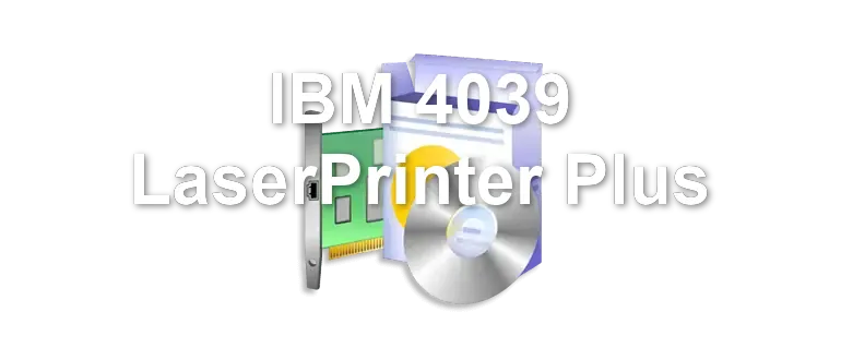IBM 4039 LaserPrinter Plus