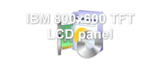 IBM 800x600 TFT LCD panel