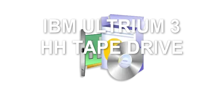 IBM ULTRIUM 3 HH TAPE DRIVE