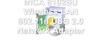 INCA 8192SU Wireless LAN 802.11n USB 2.0 Network Adapter