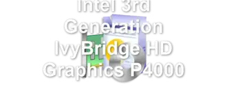 Intel 3rd Generation IvyBridge HD Graphics P4000