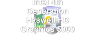 Intel 4th Generation Haswell HD Graphics 5000