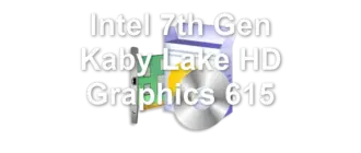 Intel 7th Gen Kaby Lake HD Graphics 615
