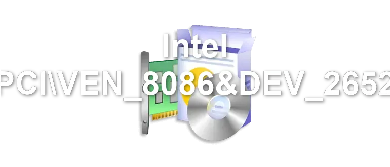 Intel PCIVEN_8086&DEV_2652