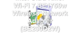 Intel Ultra Killer Wi-Fi 7 BE1750w Wireless Network Adapter (BE200D2W)