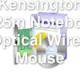 Kensington Ci25m Notebook Optical Wired Mouse