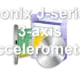 Kionix J-series 3-axis accelerometer