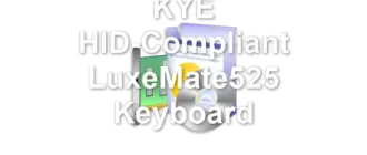 KYE HID-Compliant LuxeMate525 Keyboard
