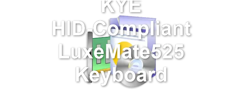 KYE HID-Compliant LuxeMate525 Keyboard