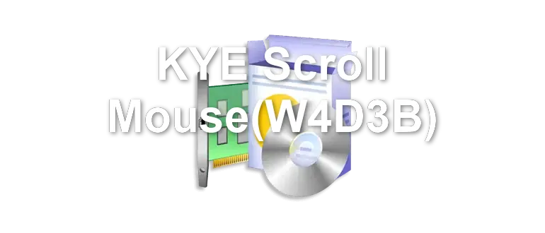 KYE Scroll Mouse(W4D3B)