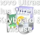 Lenovo Ultraslim Plus Wireless Keyboard & Mouse