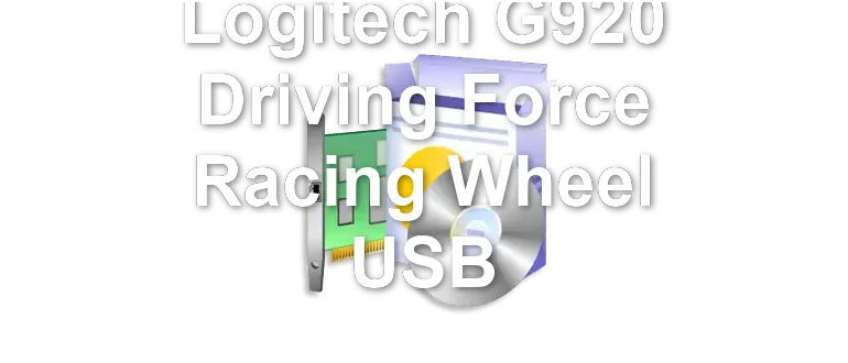 Logitech G920 Driving Force Racing Wheel USB
