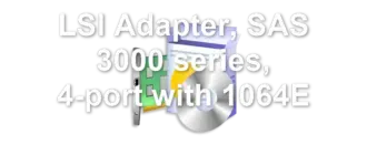 LSI Adapter, SAS 3000 series, 4-port with 1064E