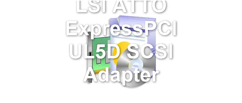 LSI ATTO ExpressPCI UL5D SCSI Adapter