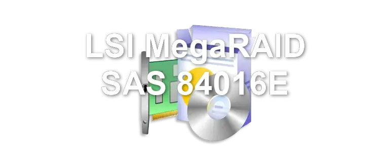 LSI MegaRAID SAS 84016E