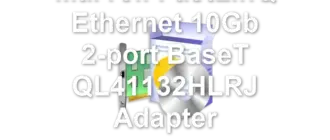 Marvell FastLinQ Ethernet 10Gb 2-port BaseT QL41132HLRJ Adapter