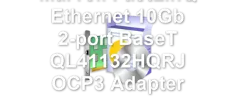 Marvell FastLinQ Ethernet 10Gb 2-port BaseT QL41132HQRJ OCP3 Adapter