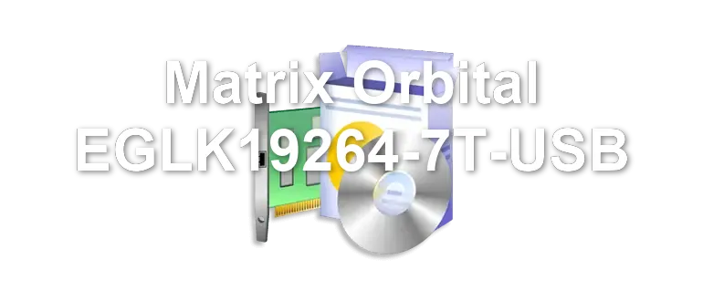 Matrix Orbital EGLK19264-7T-USB