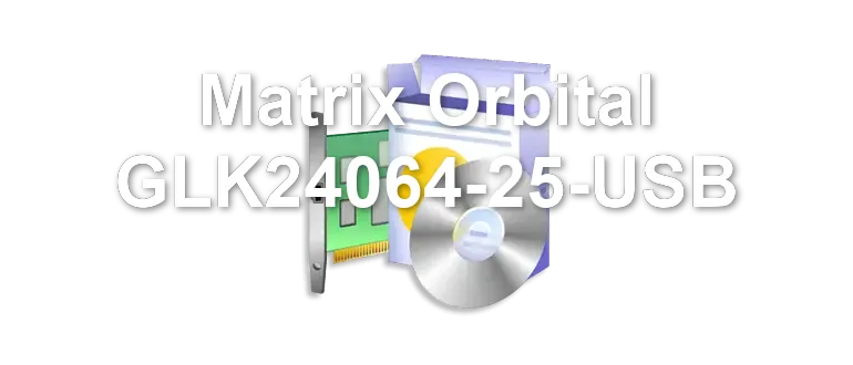 Matrix Orbital GLK24064-25-USB