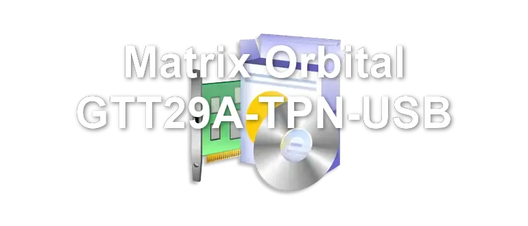 Matrix Orbital GTT29A-TPN-USB