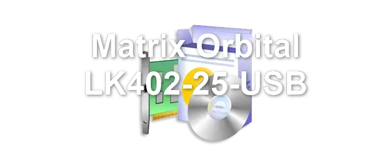 Matrix Orbital LK402-25-USB
