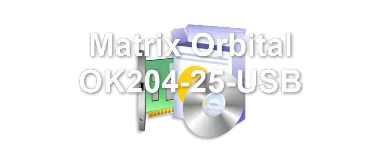 Matrix Orbital OK204-25-USB