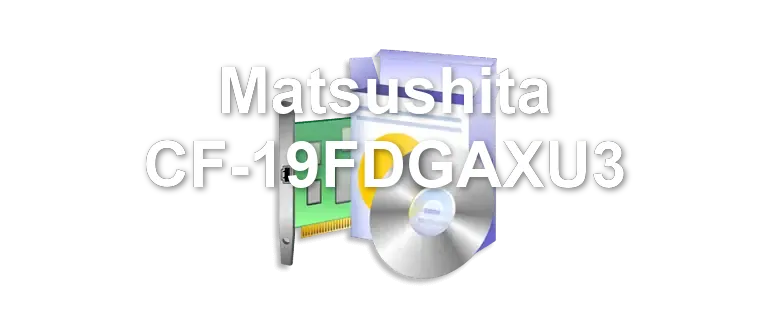 Matsushita CF-19FDGAXU3