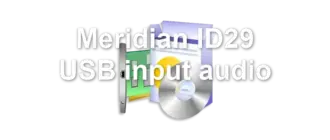 Meridian ID29 USB input audio
