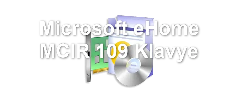 Microsoft eHome MCIR 109 Klavye