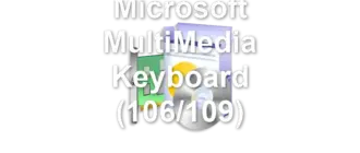 Microsoft MultiMedia Keyboard (106/109)
