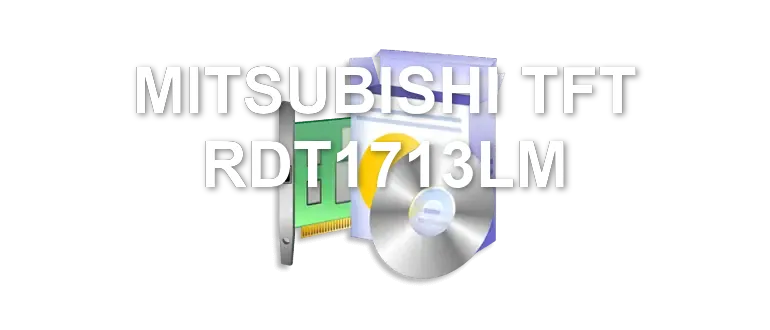 MITSUBISHI TFT RDT1713LM