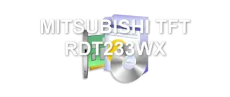 MITSUBISHI TFT RDT233WX