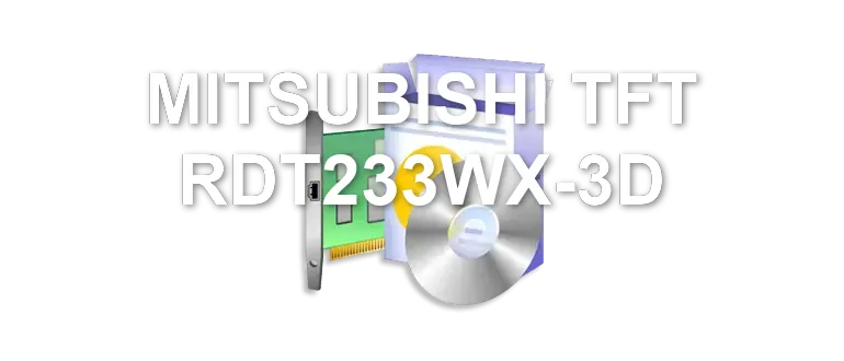 MITSUBISHI TFT RDT233WX-3D