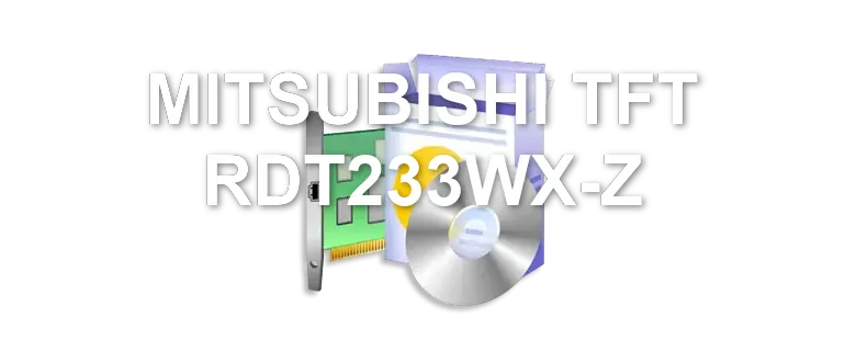 MITSUBISHI TFT RDT233WX-Z