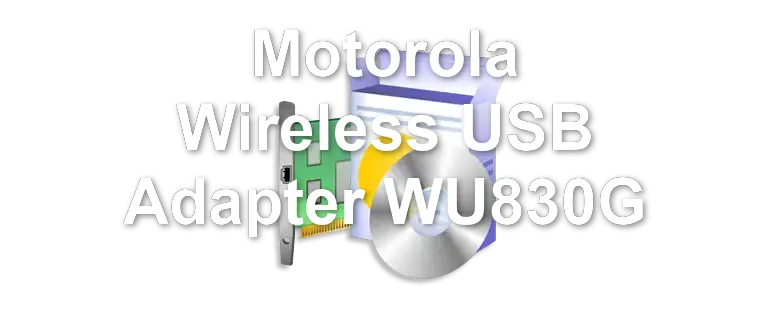 Motorola Wireless USB Adapter WU830G