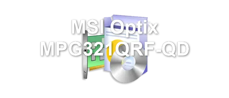 MSI Optix MPG321QRF-QD